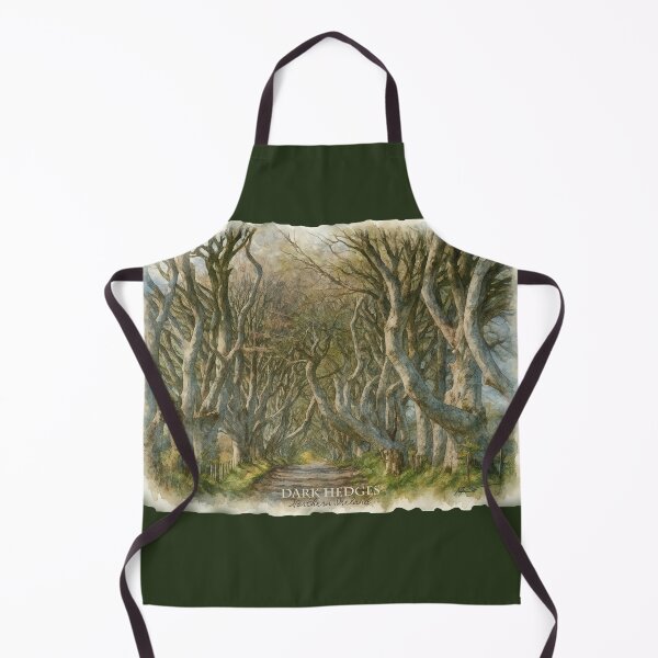 Item preview, Dark Hadges, Northern Ireland, my watercolor, designed and sold by miro-bob-design.