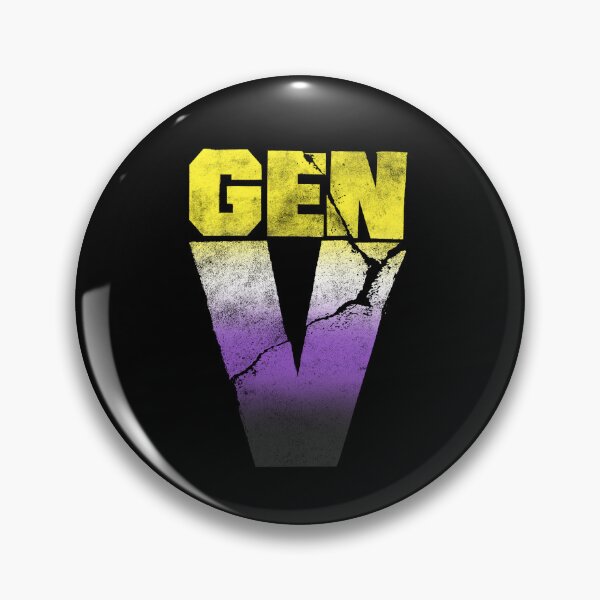 Item preview, gen v logo non binary flag designed and sold by rilesweir.