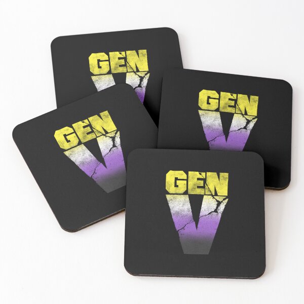 Item preview, gen v logo non binary flag designed and sold by rilesweir.