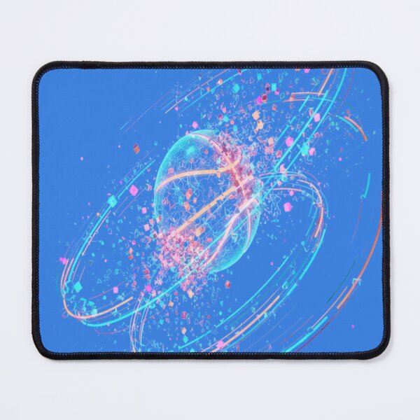 Item preview, Futuristic Basketball Pixel Burst – Digital Art designed and sold by FusionOfTrends.
