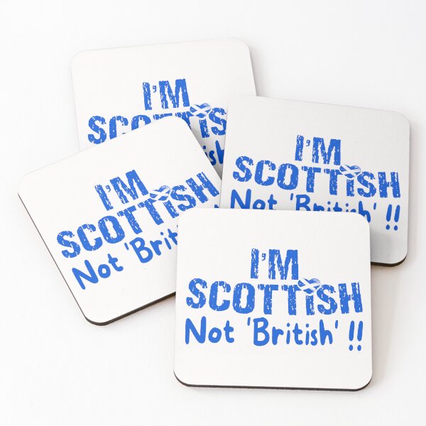 Item preview, I Am Scottish Not British; designed and sold by StickerApe.