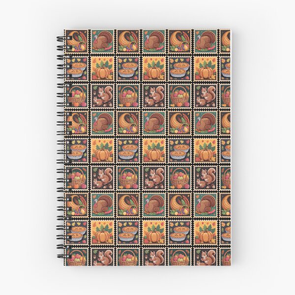Item preview, Thanksgiving Retro Stamps designed and sold by Funny Vintage Stickers And T-Shirts.
