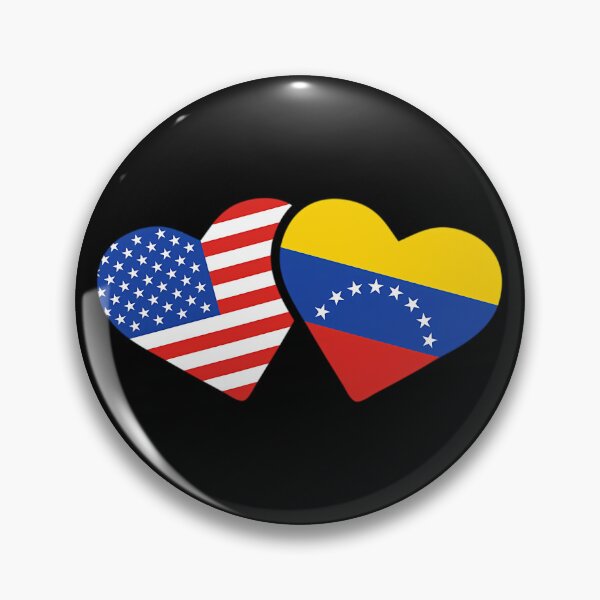 Artikelvorschau, USA Venezuela Flagge Herzen venezolanischen amerikanischen Liebe entworfen und verkauft von jamahlabaev9.