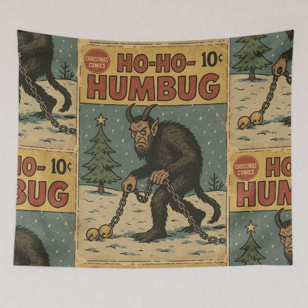 Item preview, Christmas Krampus - Ho-ho-humbug designed and sold by bapupa.