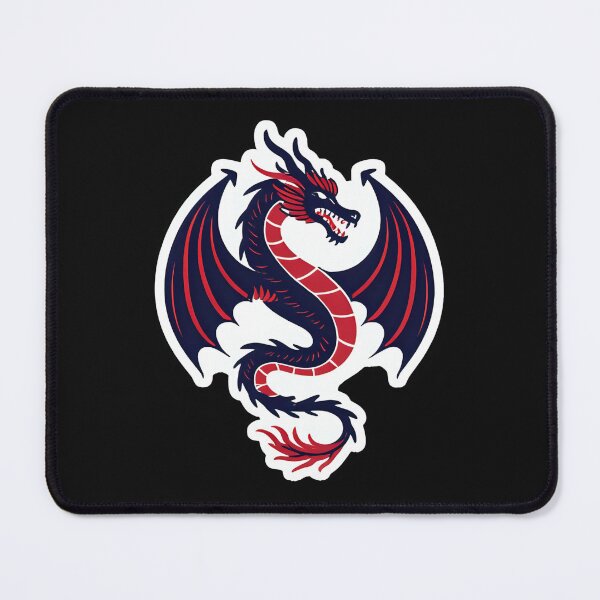 Item preview, Winged Fury – Dragon with Outstretched Wings designed and sold by 0penvimark.