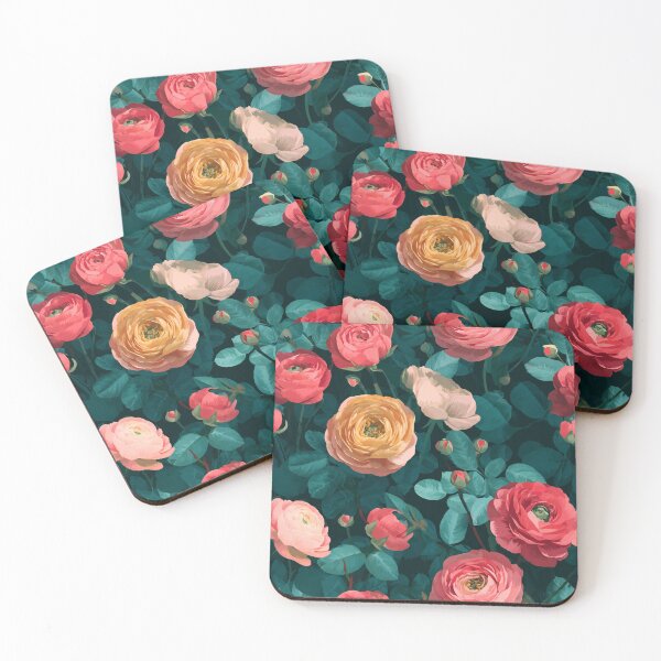 Item preview, Bold Charming Ranunculus Florals For Baby Shower Gift designed and sold by RoyalStarsPatts.