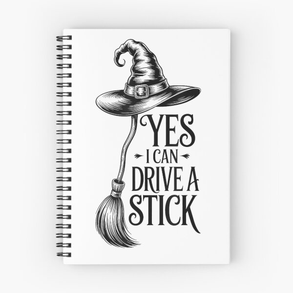 Item preview, Funny Yes I Can Drive A Stick Witch Broom Halloween T-Shirt designed and sold by DogoMalulu.