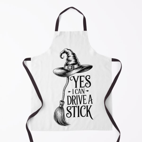 Item preview, Funny Yes I Can Drive A Stick Witch Broom Halloween T-Shirt designed and sold by DogoMalulu.