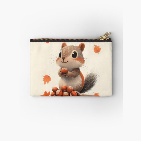 Item preview, Cute Chipmunk Gathering Acorns  designed and sold by Anicue.