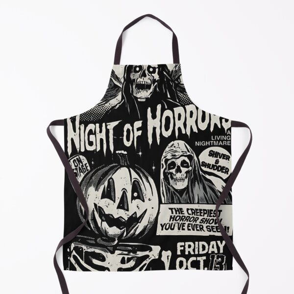 Item preview, Night of Horrors Shirt – Friday the 13th Creepy Show Tee, Vintage Halloween Horror Graphic designed and sold by KarinDraper.