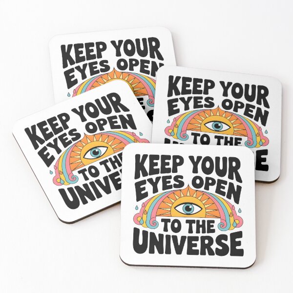 Item preview, KEEP YOUR EYES OPEN TO THE UNIVERSE designed and sold by KISHNAY-FASHION.
