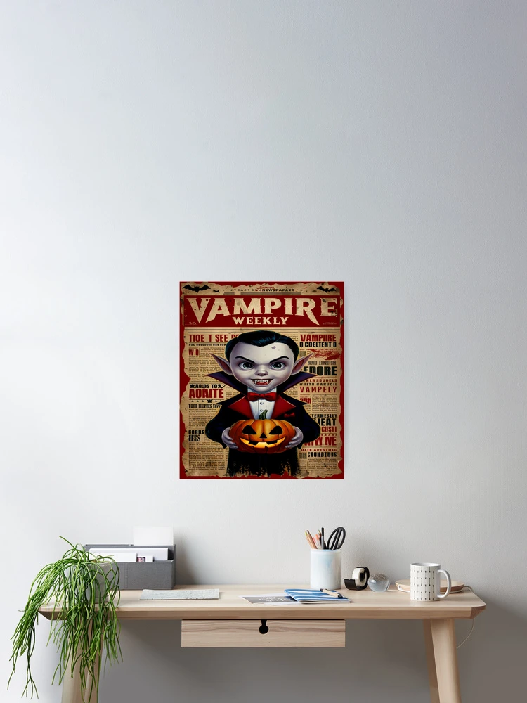 Thumbnail 2 of 3, Poster, Halloween -Vampire-Weekly designed and sold by RWT-Design.