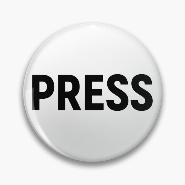 Item preview, Press - Job Title Text (Black) designed and sold by STUDIO-72.