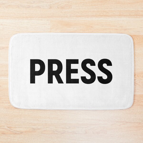 Item preview, Press - Job Title Text (Black) designed and sold by STUDIO-72.