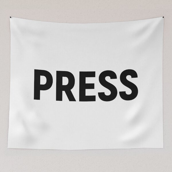 Item preview, Press - Job Title Text (Black) designed and sold by STUDIO-72.