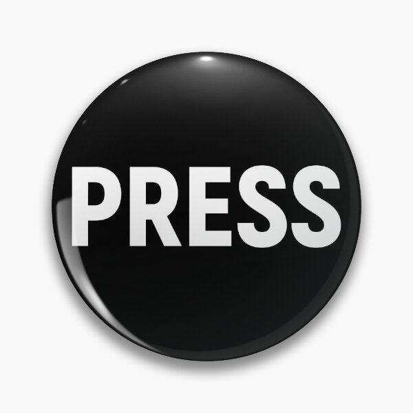 Item preview, Press - Job Title Text (White) designed and sold by STUDIO-72.