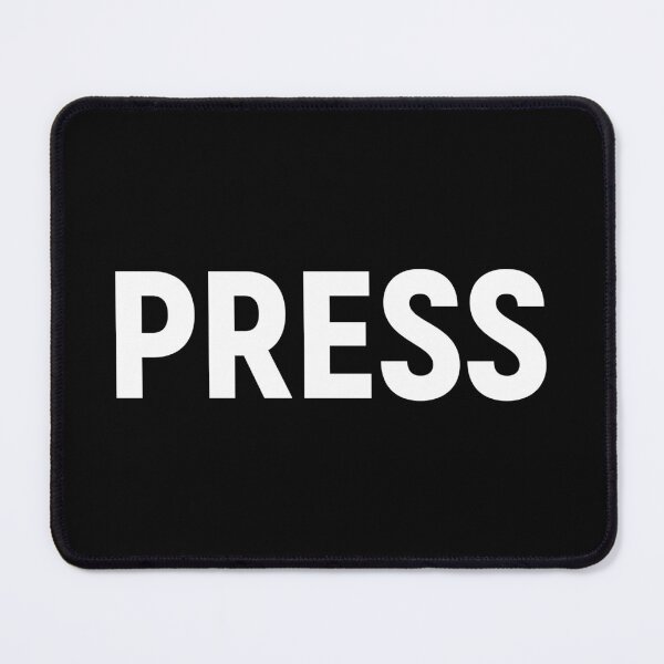 Item preview, Press - Job Title Text (White) designed and sold by STUDIO-72.