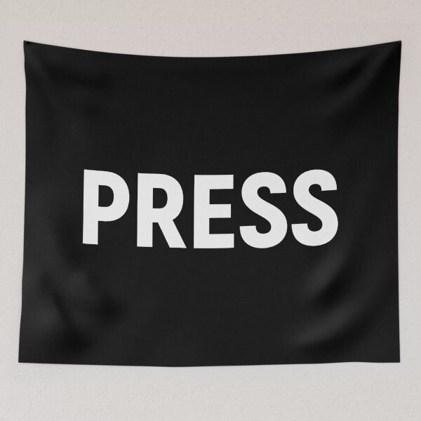 Item preview, Press - Job Title Text (White) designed and sold by STUDIO-72.