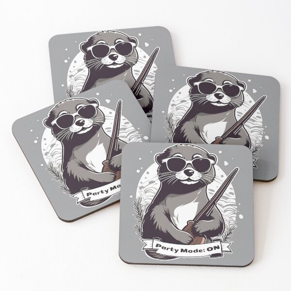 Item preview, Party Mode: ON, Otter designed and sold by DomiMagdalena.