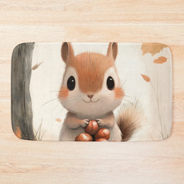 Item preview, Cute Chipmunk Gathering Acorns  designed and sold by Anicue.