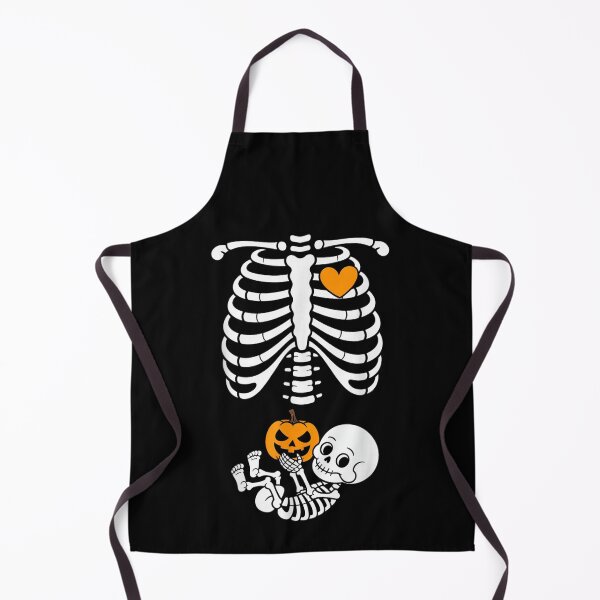 Item preview, Halloween Skeleton Rib Cage Baby Maternity Pregnant Pumpkin T-Shirt Cute Spooky Pregnancy Reveal designed and sold by DaphoLatara.