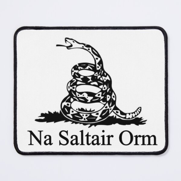 Item preview, White Scottish Gaelic Gadsden Flag (Bratach Gheal Gadsden 'na saltair orm') designed and sold by JonathanR1994.