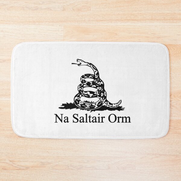 Item preview, White Scottish Gaelic Gadsden Flag (Bratach Gheal Gadsden 'na saltair orm') designed and sold by JonathanR1994.