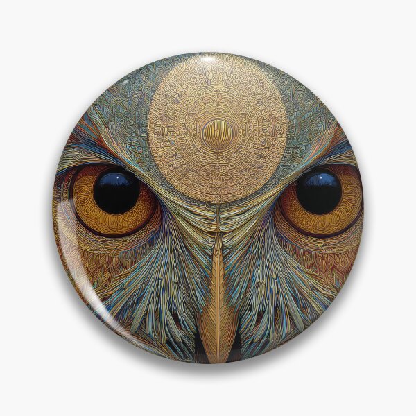 Item preview, Owl head Pagan Wicca designed and sold by thewandswant.