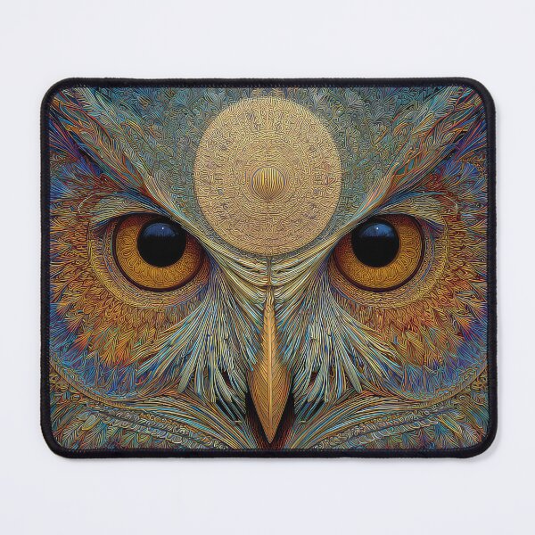 Item preview, Owl head Pagan Wicca designed and sold by thewandswant.
