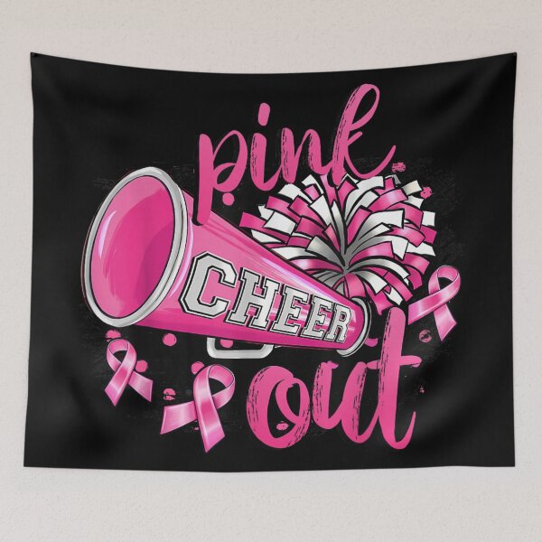 Item preview, Pink Out Football Breast Cancer Awareness Cheer Mom Mama T-Shirt Game Day Ribbon Support Tee designed and sold by DaphoLatara.