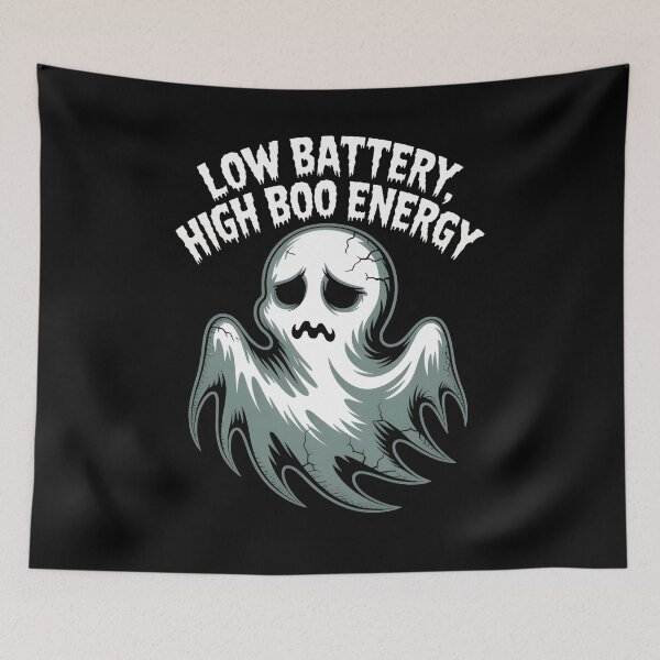 Item preview, Low Battery, High Boo Energy designed and sold by SignumShop.