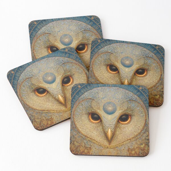 Item preview, Celtic Owl head, designed and sold by thewandswant.