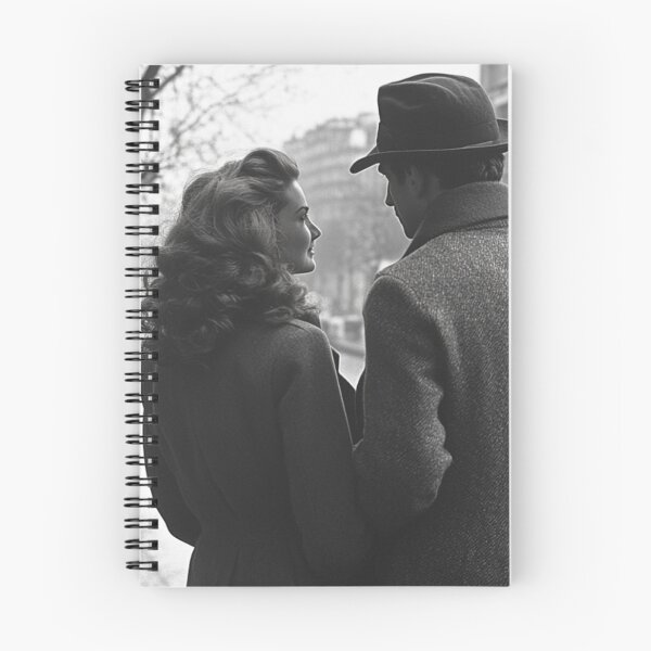 Item preview, Romantic Black and White Lovers Photo – Doisneau Inspired Vintage Art designed and sold by mliotard.
