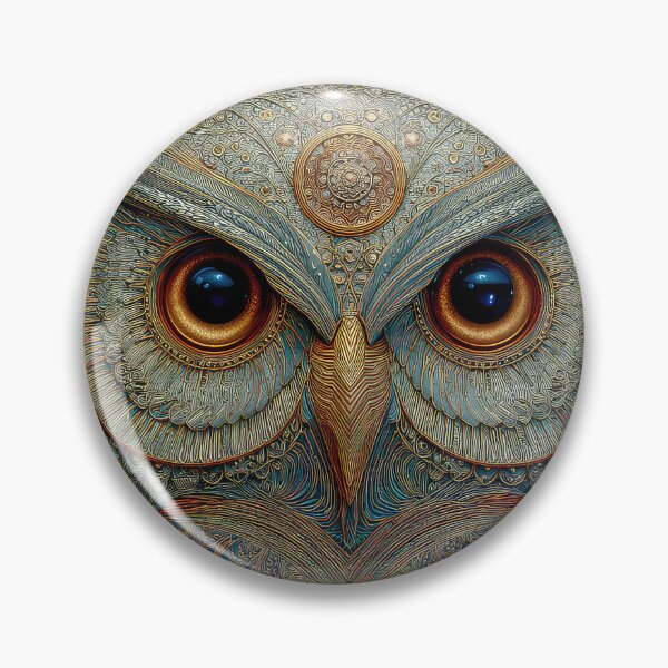 Item preview, Celtic Owl head, designed and sold by thewandswant.