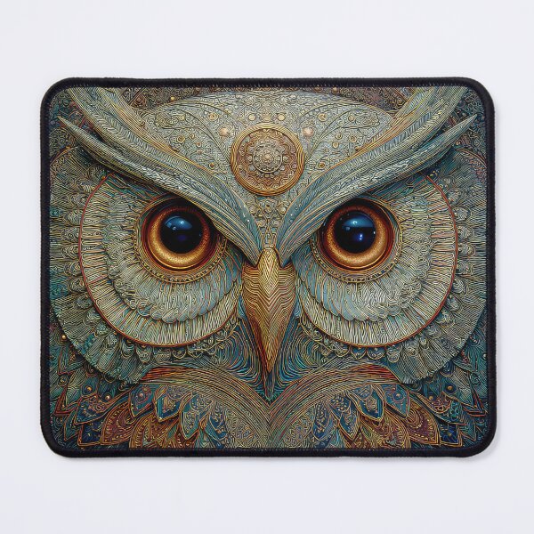 Item preview, Celtic Owl head, designed and sold by thewandswant.
