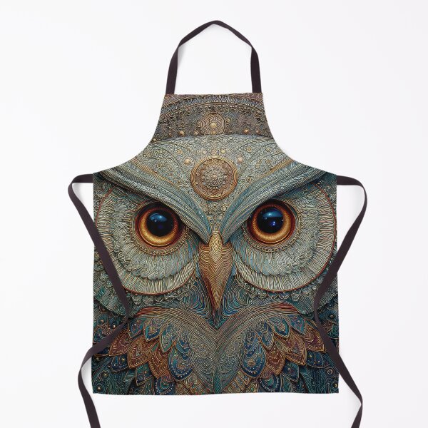 Item preview, Celtic Owl head, designed and sold by thewandswant.