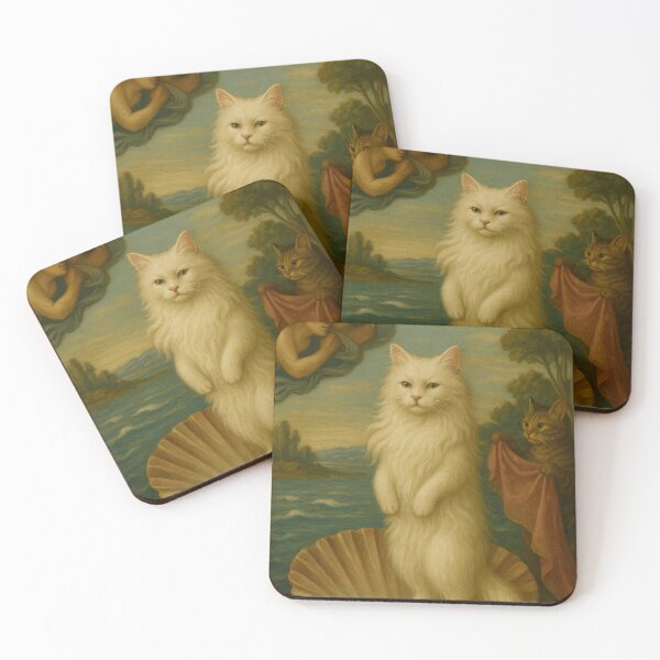 Item preview, The Meowth of Venus: Classical Cat Birth on the Half Shell designed and sold by Ocelot-T.