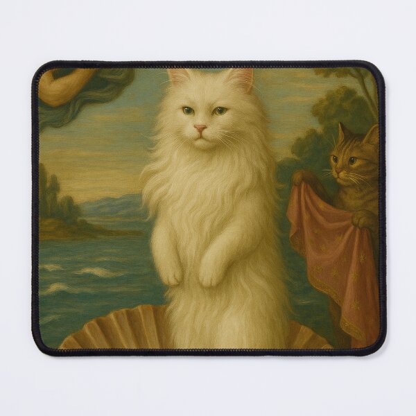 Item preview, The Meowth of Venus: Classical Cat Birth on the Half Shell designed and sold by Ocelot-T.