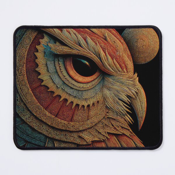 Item preview, Celtic Owl Head art  designed and sold by thewandswant.