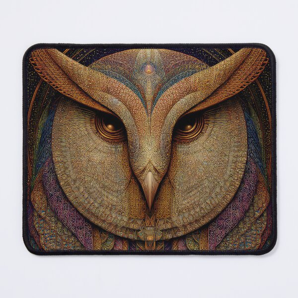 Item preview, Celtic Owl Head art designed and sold by thewandswant.