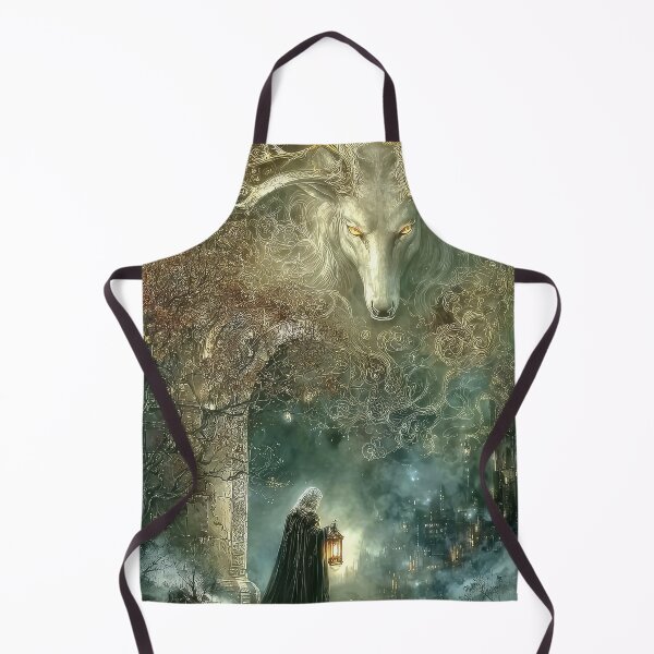 Item preview, Cloaked figure with lantern with White Stag designed and sold by thewandswant.