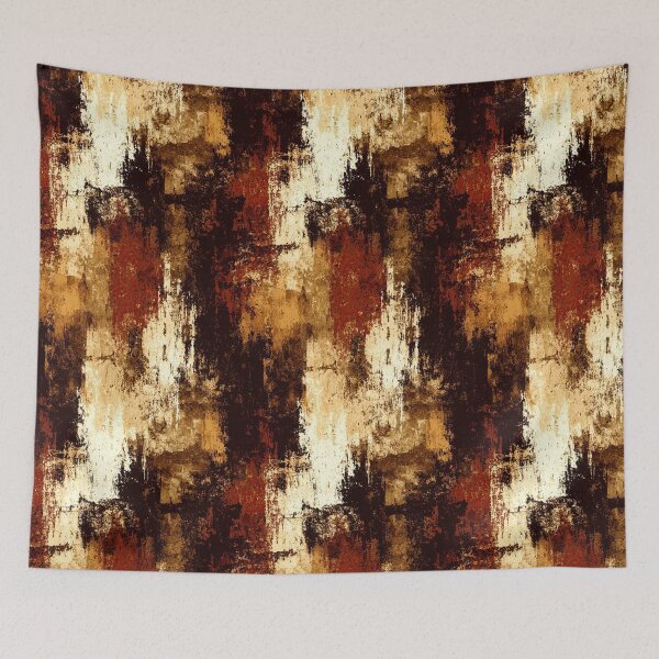 Item preview, Warm abstract composition with an artistic distressed grunge effect. designed and sold by Piotrek0001.