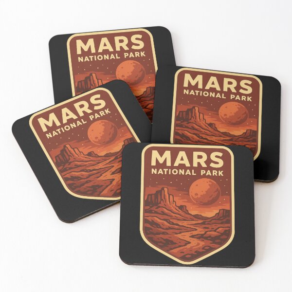 Item preview, Mars National Park – Retro Vintage designed and sold by EuropeanPrints.