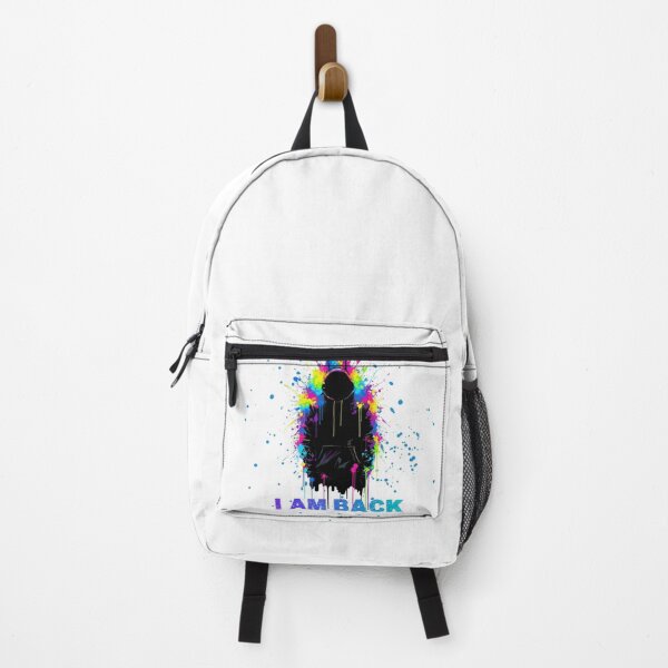 Item preview, I Am Back – Neon Splash Hoodie Art designed and sold by Kavya Art.