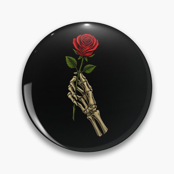 Item preview, Skeleton Hand Red Rose Romantic Halloween designed and sold by tharika wiangkal.