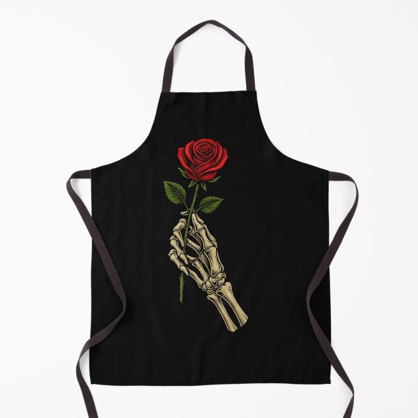 Item preview, Skeleton Hand Red Rose Romantic Halloween designed and sold by tharika wiangkal.