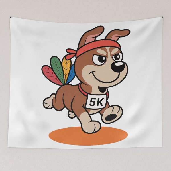Item preview, Turkey Trot Dog 5K Race designed and sold by Blok45.