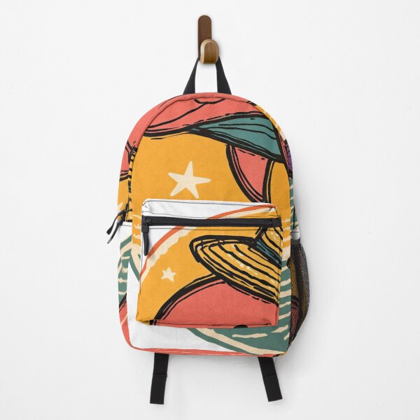Item preview, Tropical Dolphin Vibes – Straw Hat Splash in Sunset Surf designed and sold by ForeverPrintsOK.