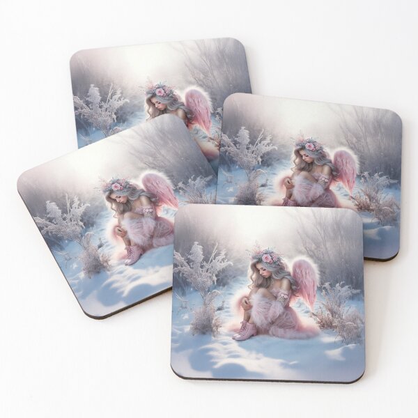 Item preview, Winter Angel of the Rosewood Thicket designed and sold by The Digital Compass.