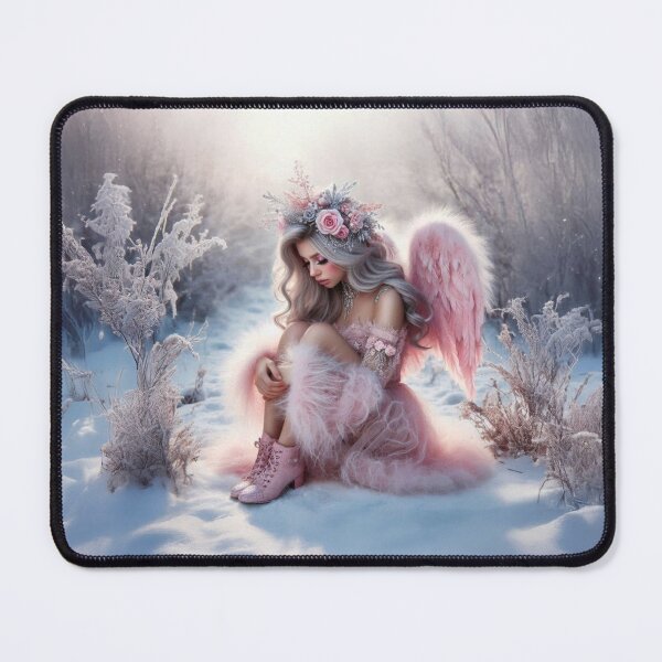 Item preview, Winter Angel of the Rosewood Thicket designed and sold by The Digital Compass.